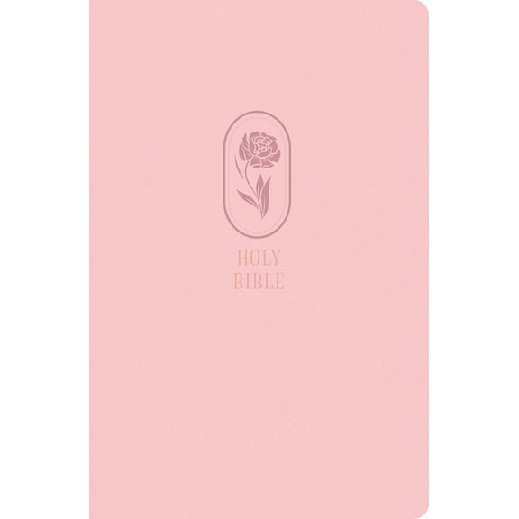 KJV Large Print Personal Size Reference Bible, Pink Leathertouch, Indexed, (Hardcover)