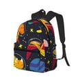 thumbnail image 2 of Fotbe Dinosaurs in Space Lightweight Casual Laptop Backpack for Men and Women, Daily use Waterproof backpack, Backpack for College, 2 of 8