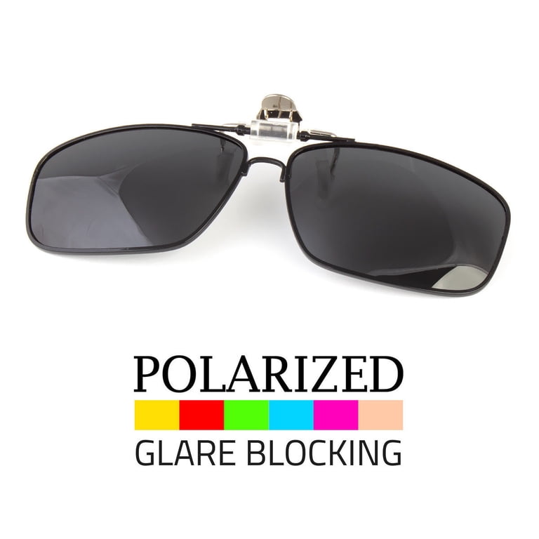 POLARIZED FLIP UP CLIP ON SUNGLASSES 100% UV 400 PROTECTION  display picture 3