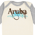 thumbnail image 4 of Inktastic Aruba Boys or Girls Long Sleeve Baby Bodysuit, 4 of 5