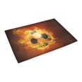 thumbnail image 2 of MKHERT Soccer Ball Doormat Rug Home Decor Floor Mat Bath Mat 23.6x15.7 inch, 2 of 3