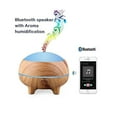 thumbnail image 5 of Ingeniuso Diffuser with Bluetooth Speaker, Light Wood Grain- 300ML: Lavender,Lemongrass, Peppermint (Oil Not Included), 5 of 5