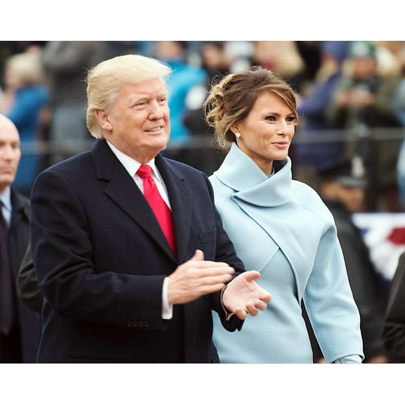 President Donald Trump Inaugural Parade - 12x18 Inch Laminated Poster - Stunning Detail and Bold Colors