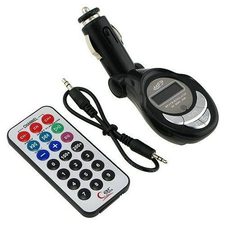 Wireless FM Transmitter Modulator Car Kit MP3 Player LCD Remote Kit Cars FM Modulator Listen to Streaming Music Player For Car Automotiver Hands Free Phone SD/USB Steering