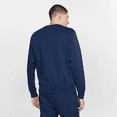 thumbnail image 2 of Nike Sportswear Club Fleece Men's Crew Color: Midnight Navy/White Size: S, 2 of 5