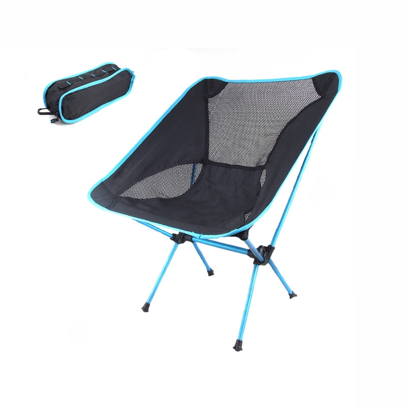 PORTABLE FOLDING CAMPING STOOL CHAIR SEAT CARRY BAG OUTDOOR PICNIC FISHING BBQ 