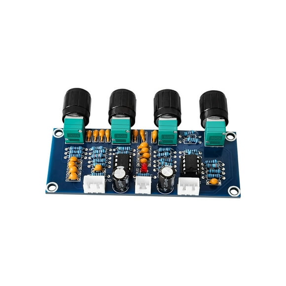 Wweixi Sound Tone Control Board Bass Treble Pre-amplifier Volume Adjustment Controller Amplifier Boards Removable Replacement Part