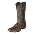 thumbnail image 1 of Ferrini Western Boots Mens Exotic Kangaroo Rubber Chocolate 10893-09, 1 of 8