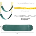 thumbnail image 4 of Juego de columpios ABUSA Heavy Duty G007 con 2 asientos giratorios y perchas, 4 of 8