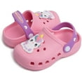 thumbnail image 5 of Genwiss Toddler Clogs Boys Girls Cartoon Unicorn Dinosaur Clog Kids Cute Garden Shoes Slides Sandals Children Beach Slipper Slip On Shoes, 5 of 9