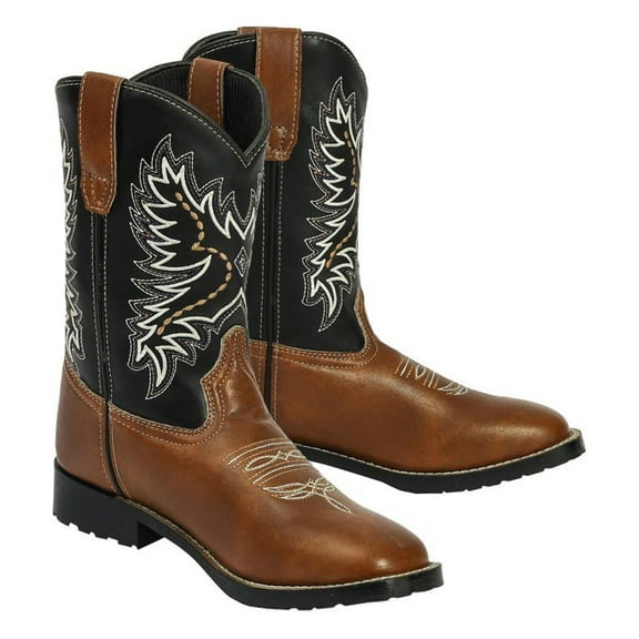 TuffRider Youth Olympic Square Toe Western Boot