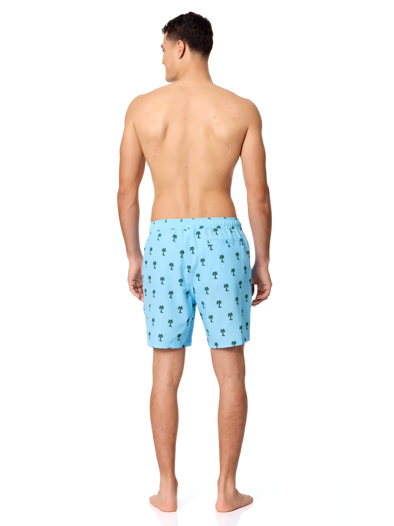 Rugged Shark Mens & Big Mens Swim Trunks, 7" Inseam, Sizes S-3XL