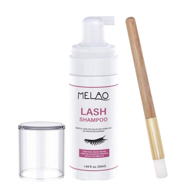 Limpiador de Párpados para Extensiones de Pestañas, Champú Limpiador en Espuma para Extensiones de Pestañas, Sin Sulfato de Parabeno, Sin Aceite, Saló Sunnimix Espuma limpiadora de pestañas