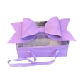thumbnail image 3 of Caja vacía de San Valentín con tapa transparente, papel impreso, para envolver regalos y dulces. Violeta, 3 of 7