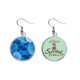 thumbnail image 1 of Ciencia de células patrón microcósmica criatura Colgante decorativo temporada pendientes de primavera joyas Unbranded M, 1 of 3