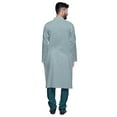 thumbnail image 3 of Atasi Ensemble de Pyjama Kurta Ethnique Imprimé pour Fête d'Été Kurta Pyjama pour Hommes, 3 of 4