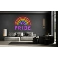 thumbnail image 2 of Glowneon Pride Rainbow Neon Sign, LGBT Community Wall Art Decor, 2 of 4