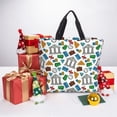 thumbnail image 5 of Rocae Art Of Livings for Features A Uniquely Designed,Large-capacity,Reusable Shoulder Zip Tote Shopping Bag for Vacations and Shopping, 5 of 6