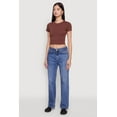 thumbnail image 4 of Womens Cropped Short Sleeve Crew Neck Tee, 4 of 5