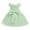Light Green-B, variant on Tulle Dress Sleeveless Purple Dress V-Back with Big Bow Fancy Dress for Girls Princess Dress Up for Girls 7-8 Years