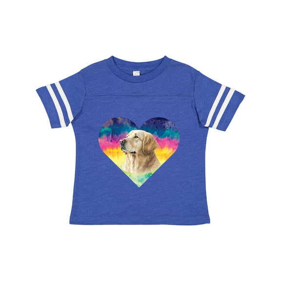 Inktastic Golden Retriever Dog Retro Girls Toddler T-Shirt