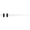 thumbnail image 3 of Body Candy 8G 2Pc Unisex Ear Expanders Clear Acrylic Straight Taper Ear Stretching Kit Set of 2 3.2mm, 3 of 3