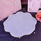 thumbnail image 5 of EeaseMX Molde de silicona para posavasos de cristal epoxi, diseño de encaje irregular, para decoración de mesa, color blanco, 1 unidad, 5 of 8