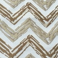 thumbnail image 2 of Fabric Mart Direct Brown, Cream 100% Polyester Filament Fabric By The Yard, 54 inches or 137 cm width, 1 Yard Brown Polyester Fabric, Zig Zags, Upholstery Drapery Curtain Wholesale Fabric, 2 of 5