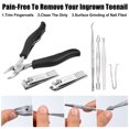 thumbnail image 5 of Toenail Clippers for Thick Nails Nail Clippers for Men and Women Nail Clippers Kit Pack of 9pcs Black, 5 of 7