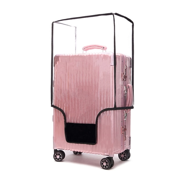 Luggage Cover Transparent Suitcase Protective Cover Full Protection Waterproof Dustproof Luggage Protector Cover Thickened Wear-resistant Suitcase