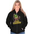 thumbnail image 3 of Woodsy Owl Eco Friendly Cute Forest Zip Up Hoodie Men's Women's Brisco Brands M, 3 of 6