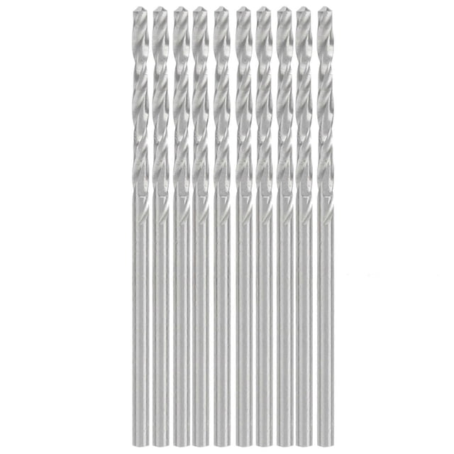 10pcs Straight Shank Twist Drill Bit Bead Punch Drill Bits Accessory Parts Set 1.9mm