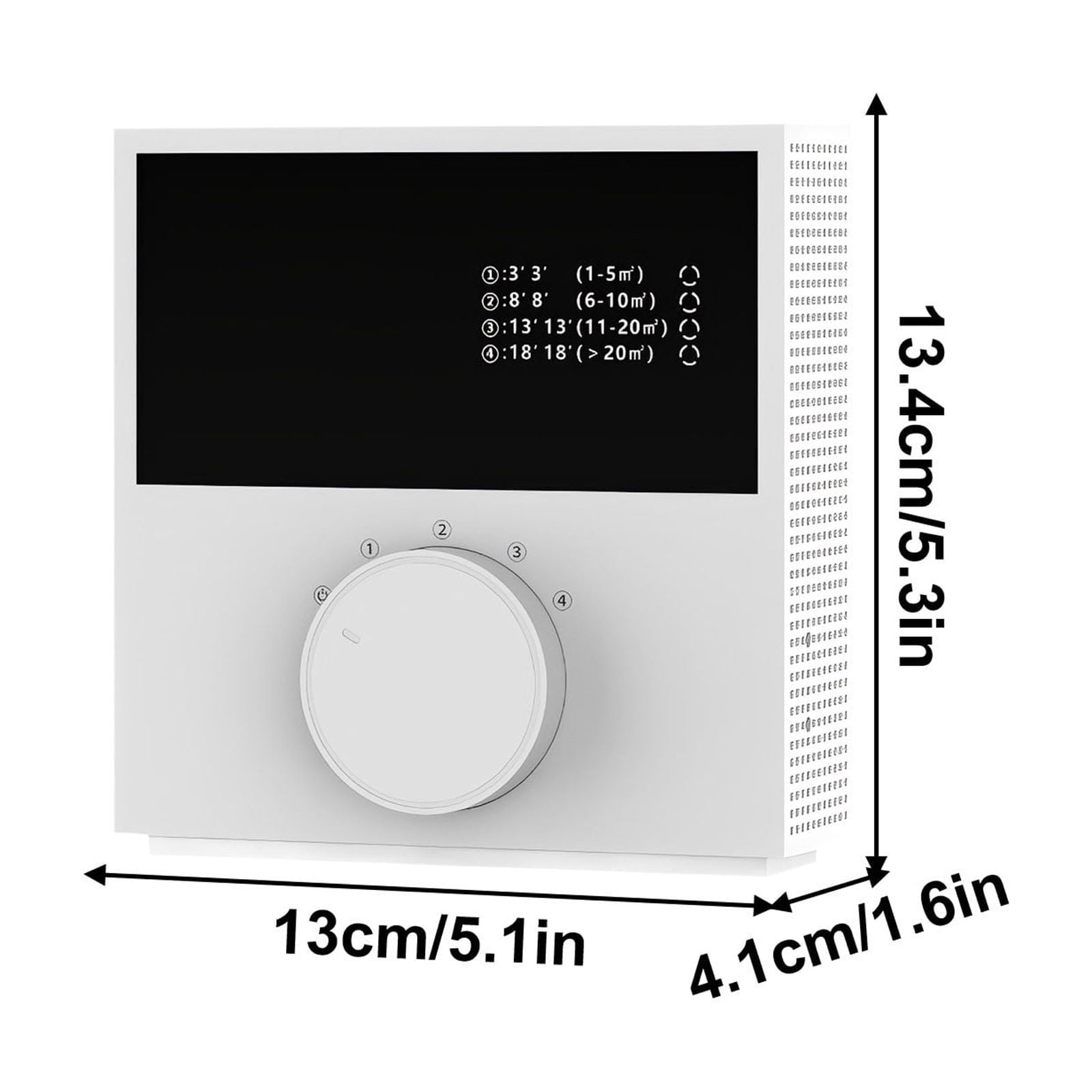 Air Purifier With Negative Ion Generator Odor Eliminator Home Bathroom Pet Smells Removal Freshener Filterless