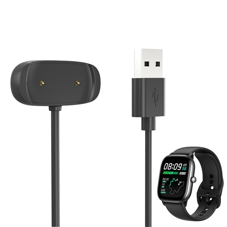 JZK Cavo Magnetico Ricarica Per Smartwatch Compatibile Amazfit GTS 2, GTR 2, T Rex Pro, Bip 3 - 4