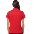 thumbnail image 6 of Zfeel High Performance Women's Pure Polo, Dry Fit Poly Red Polo Shirt Size- 2XL, 6 of 6