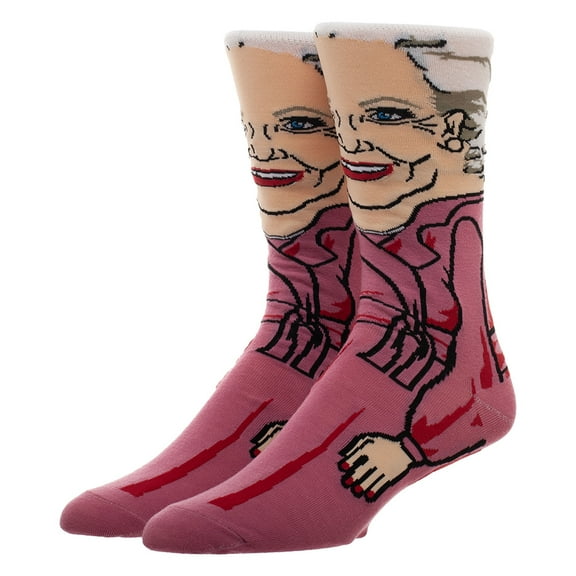 Rose Golden Girls 360 Character Crew Socks for Women
