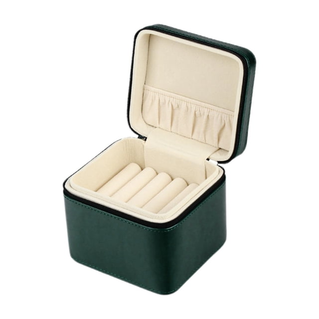 Estuche para exhibir pulseras, organizador de joyas, estuche para empaquetar pulseras de jade, caja para brazaletes. Verde