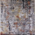 thumbnail image 1 of Ahgly Company Indoor Square Mid-Century Modern Purple Oriental Area Rugs, 7' Square, 1 of 6