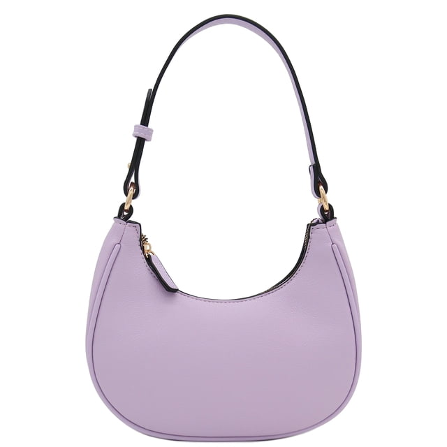 Bolso de hombro FashionPuzzle Small Crescent Lavender de piel sintética