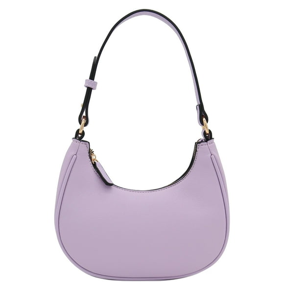Bolso de hombro FashionPuzzle Small Crescent Lavender de piel sintética