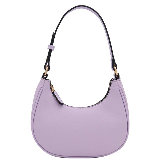 Bolso de hombro FashionPuzzle Small Crescent Lavender de piel sintética
