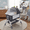 Star pattern, variant on HDUTNGISN Adjustable Baby Bassinet with Changing Table & Wheels,Gray+Star,0-36 Months