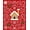Red, Pattern 2, variant on ODIKA 4'x6' Machine Washable Non-Slip Area Rug, Jolly Snowman Baking Spice Entrance Yuletide Confection Design High Traffic Rug, Red, 631045