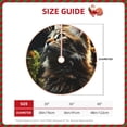 thumbnail image 3 of Daiia Realistic Style Cute Cat Drawing Merry Christmas Tree Skirt , Xmas Large Lace-up Tree Skirt, Santa Snowflakes Rustic Home Decorations New Year Party Farmhouse Decor-48", 3 of 7