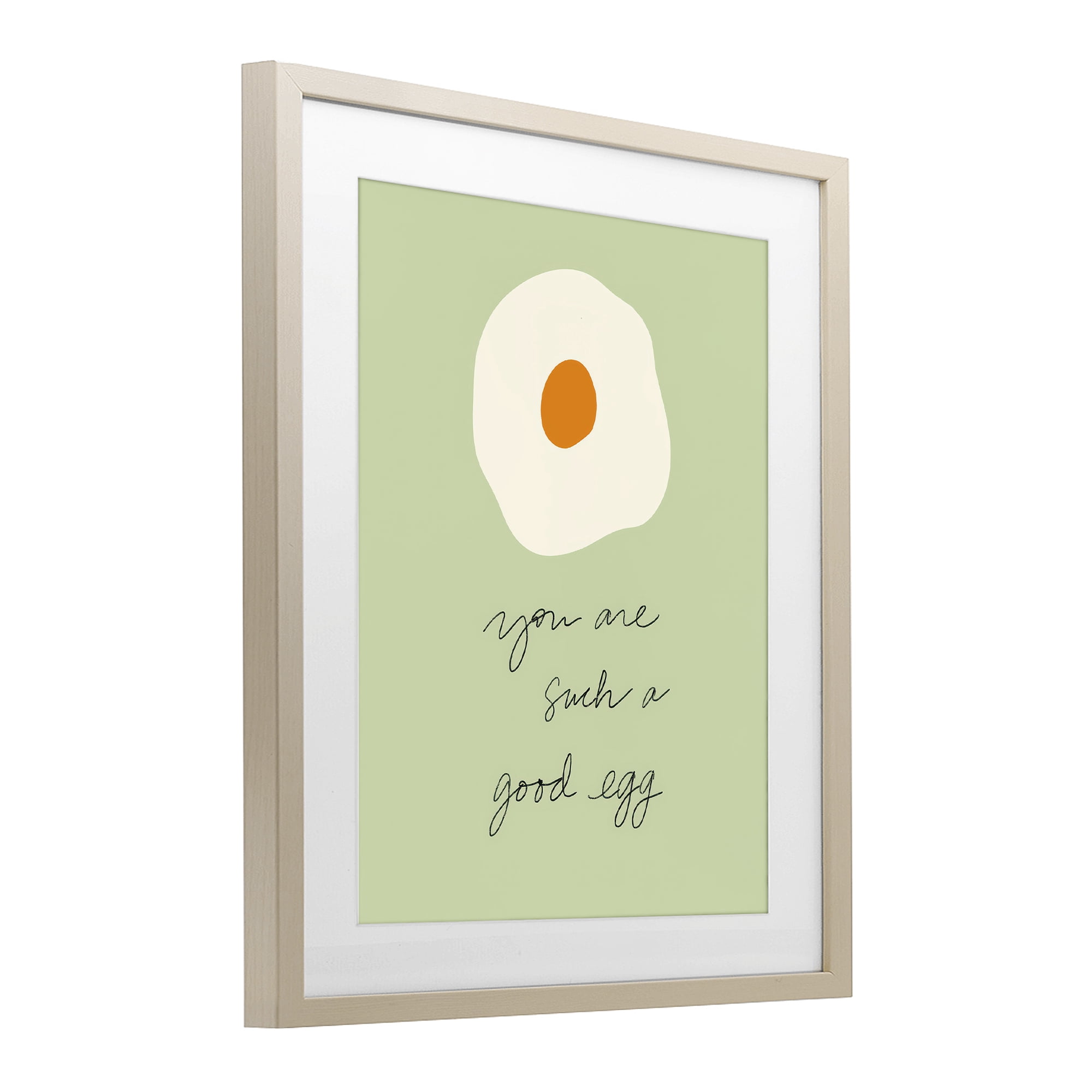 Stupell Industries You Are A Good Egg Birch Framed Print Under Glass, design by SD Graphics Studio
