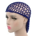 2PC Mesh Hair Net Soft Rayon Knit Hat Sleeping Crochet Long Hair Net