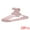 Pink, variant on Unique Bargains Plastic Non-Slip Hangers for Clothing Closet Coats 20 Packs Light Gray