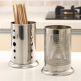 thumbnail image 2 of Yuarrent Utensilio de cocina de acero inoxidable a prueba de agua palillos pala soporte de almacenamiento resistente al desgaste utensilios de Cocina y Comedor Tipo 1, 2 of 6