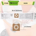 thumbnail image 2 of Bolsas de repuesto WHI-GN VF3501 para Rigid Shop Vac de 4,5 galones, 2 of 8