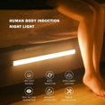 thumbnail image 2 of Lámpara LED con Sensor de movimiento PIR, luz nocturna regulable, recargable, para escaleras, armario, habitación, pasillo, tubo, barra, Bombilla detectora, 2 of 4
